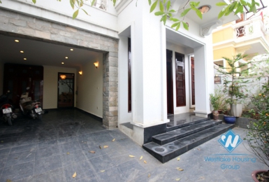 House with large garden for rent in Ciputra C area, Tay Ho, Hanoi